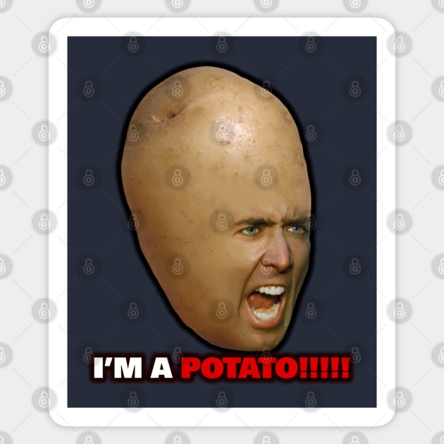 I'm a Potato! Sticker by muskitt